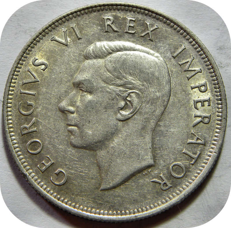 Top Grade SA Union: 1937 Halfcrown 2/6 in A/UNC!
