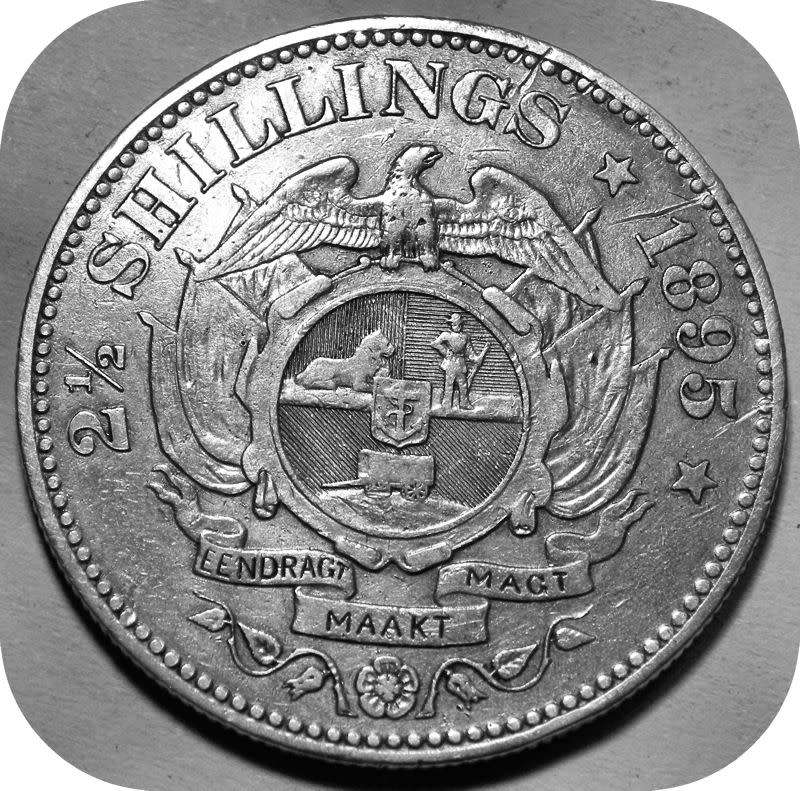 Top Grade ZARs: The rare 1895 Halfcrown in VF below R1000!!