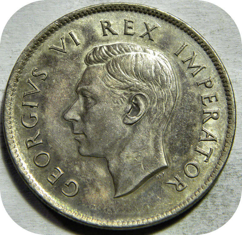 Top Grade SA Union:  1942 2 Shillings in A/UNC!!
