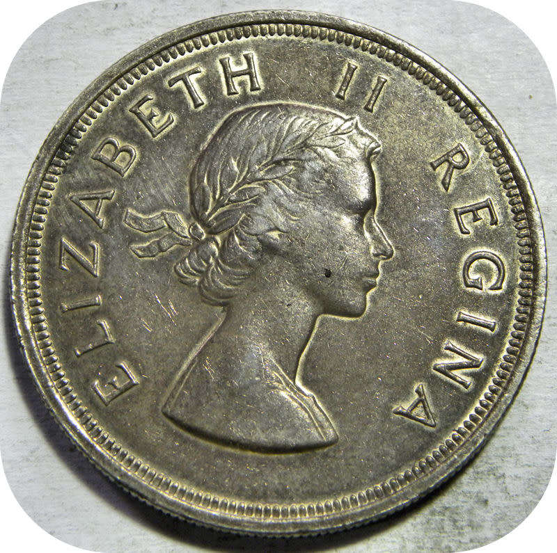 Winskoop SA Unie: 1955 Kroon 5/- in A/UNC onder R900!!!