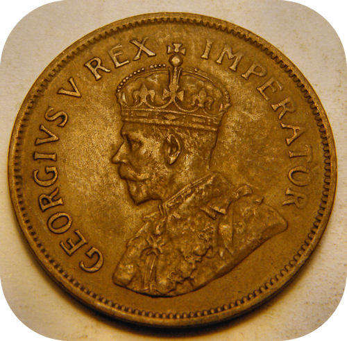 Top Grade SA Union:  1929 Half Penny 1/2d in A/UNC