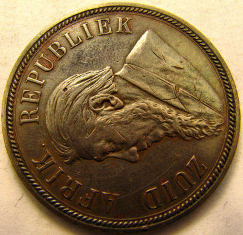 Superb 1894 ZAR Penny! A scarce coin!