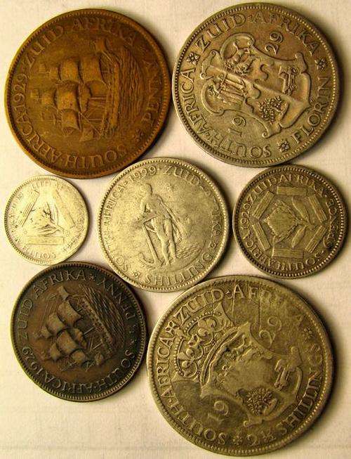1929 SA Union set.  81 Years old!  For just R1...