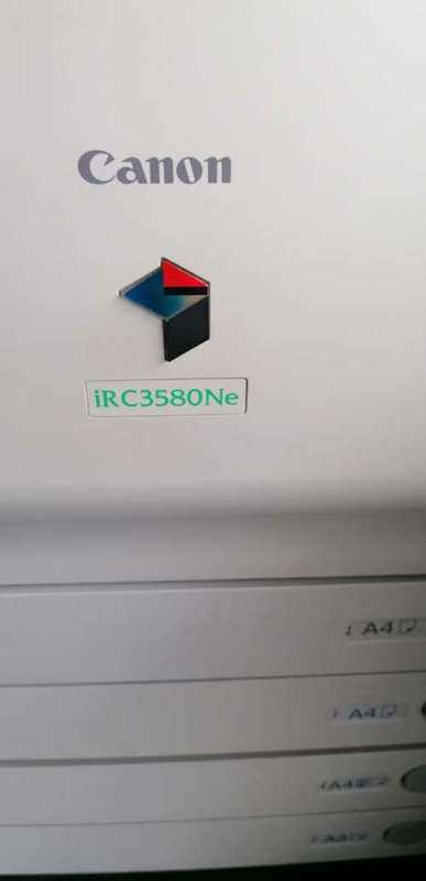 Heavy Duty Color Canon Printer iRC3580Ne, Copy, Print, Scan, Fax, Networking, Price Worth 30 000