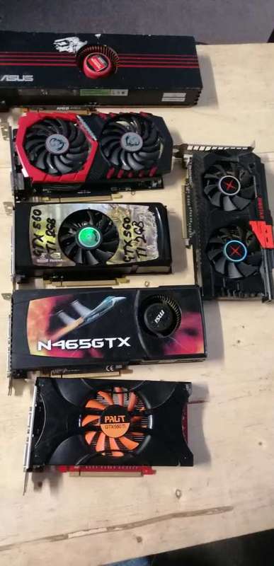 Faulty Graphic Cards for Gamers, 4GB, 2GB, 4GB, 2GB, 1GB and more