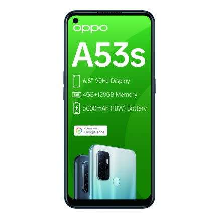 Free Shipping, OPPO A53s 5G, 128GB, 4GB, Android 11, Fingerprint, Single Sim, Tripple Camera