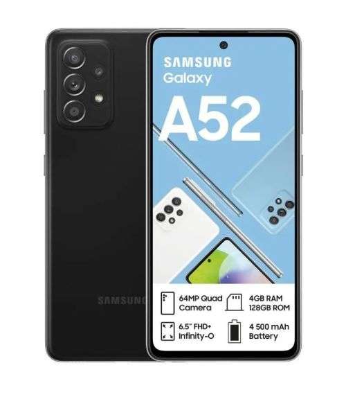 Samsung A52, 4GB, 128GB, 5G, Android 12, Battery 4500mAh, UFHD Display, Worth R12 000