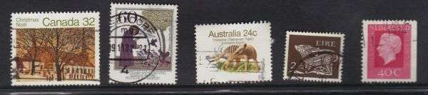 WORLD STAMPS AS PER SCAN