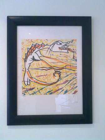 Salvador Dali ORIGINAL Lithograph "Les Vitraux Hermaphrodite"