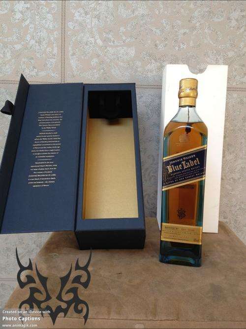 Johnny Walker Blue Label Whisky The new big bottel.750ml