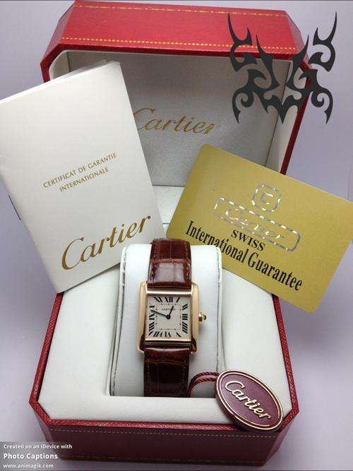 CARTIER TANK FRANCAISE MIDSIZE 18K SOLID YELLOW GOLD WATCH