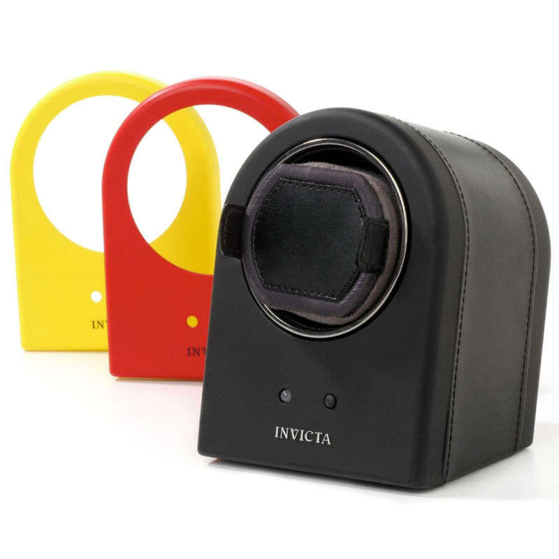 INVICTA SINGLE 1.7 WATCH WINDER ROTATOR BOX Wolf Design.New in box.