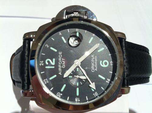 Panerai GMT look automatic Airforce ORKINA watch.