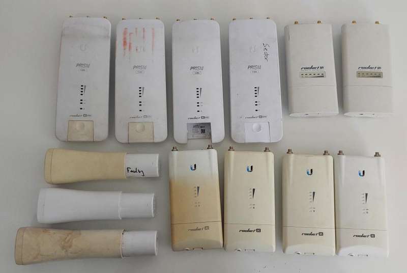 Lot of faulty 13x Ubiquiti Radios - for Parts/Repair