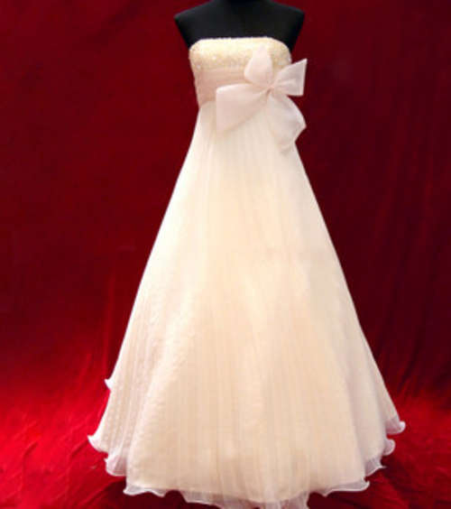 Crazy *Special*  Elegent Strapless Formal Dress With Bow  available in 4 colour