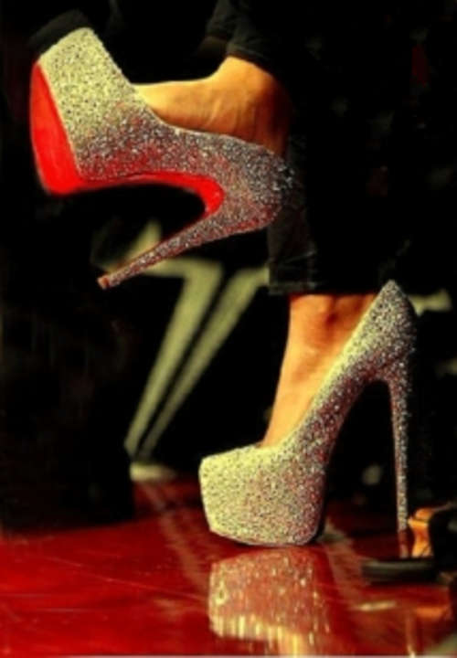 Gorgeous *Hand-Made* 2000 Crystals Diamanted High Heel Formal /Wedding/ Dancing Heel SIZE 2-7
