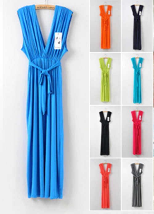 Mercerized Cotton Casual Dress / Beach Dress Available in 9 colour