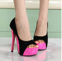 Stunning Peep-Toe High Heel size 2-6
