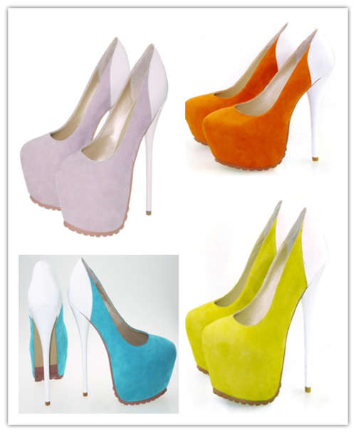 *Sexy* Gorgeous 16cm Genuine Leather Suede High Heel in Candy Colour / Formal Heel SIZE 2-8