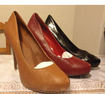 **Christmas Sale** ! Nine West Leather High Heel in 4 Colour Size 3.5-6 (US 6-8.5)