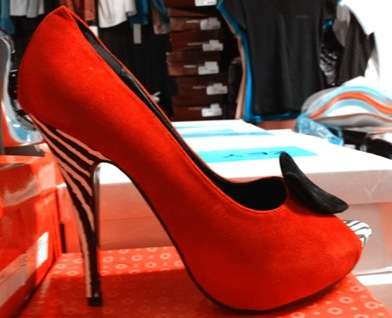 **HOT SALE** Limited Size availalbe Stunning Peep Toe Zebra Print Suede High Heel
