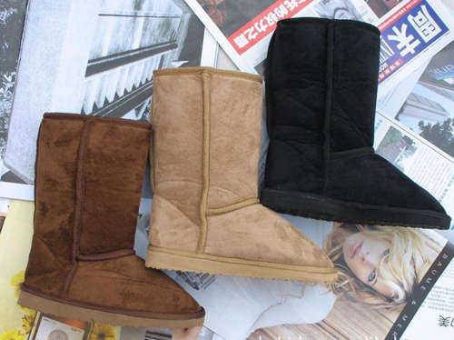 Limited Stock! Quality Gum-Rubber Outsole Snow Boot in Black/ Brown / Beige / Grey size 2-7