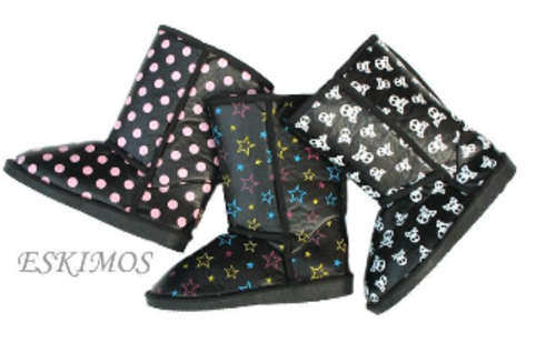Limited Stock! Quality Gum-Rubber Outsole Snow Boot available in 3 pattern size 2-7