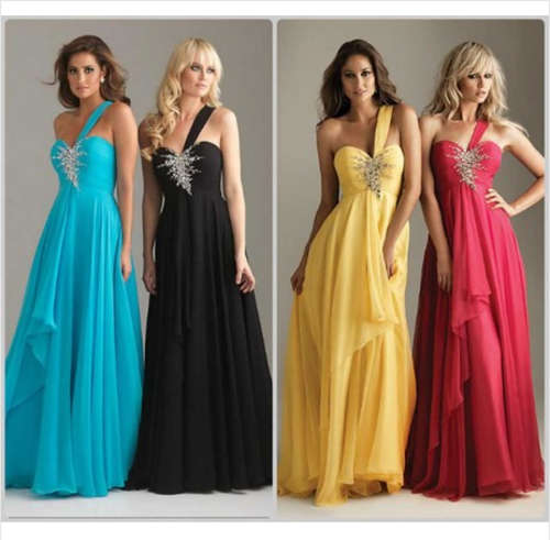 *Special* Gorgeous One Shoulder Chiffon Formal / Matric Dance / Bridesmaid Dress
