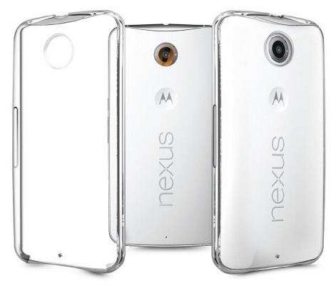 Nexus 6 clear cover with screen protector