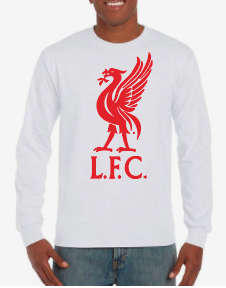 Liverpool FC Longsleeve TShirt - LIVERBIRD - SMALL