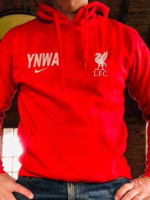LIVERPOOL FC HOODIE - YNWA - LARGE