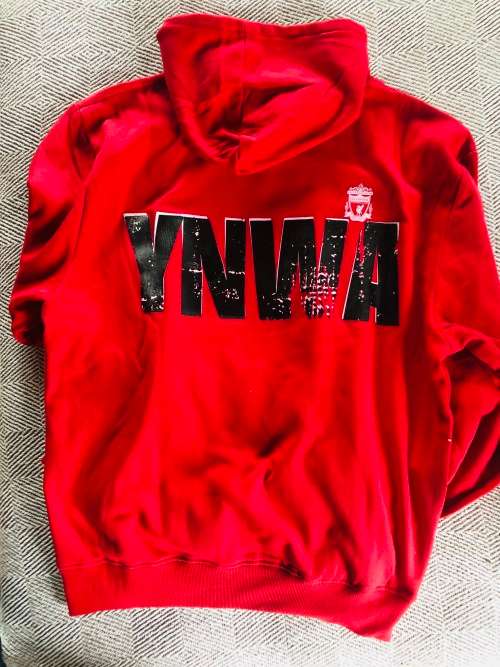 LIVERPOOL FC HOODIE - YNWA - LARGE