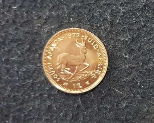 1972 Gold R1 Coin. 22ct. 4g