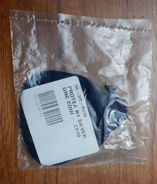 Crazy R1 start. 2010 Silver R1. Nadine Gordimer. Untouched and Uncirculated still sealed.