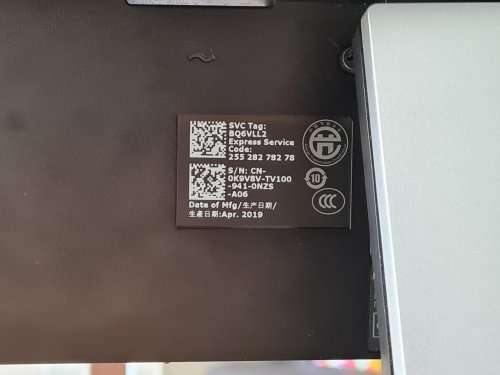 DELL 27 inch monitor for spares or repair