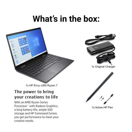 HP ENVY X360 Ryzen 7 2-in-1 Laptop