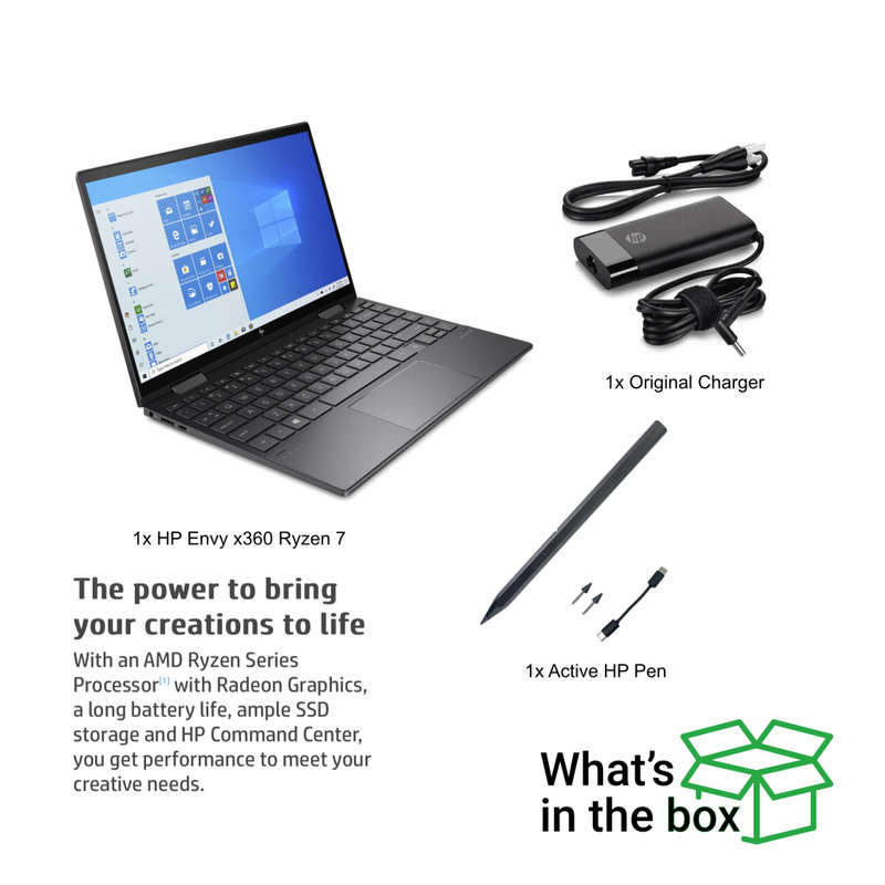 HP ENVY x360 Ryzen 7 4700U 2-in-1 Laptop