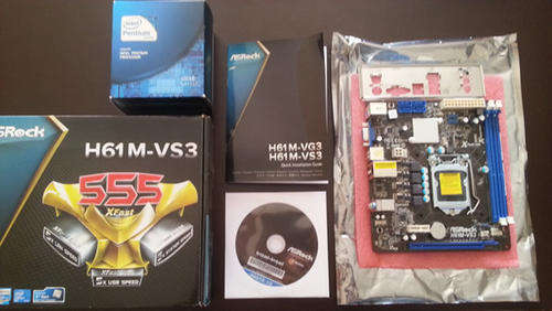 ASRock H61M-VS3 + Intel Pentium G645 2.9Ghz