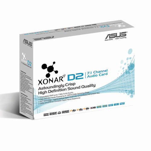 ASUS Xonar D2 PM Ultra Fidelity 7.1 PCI Sound Card