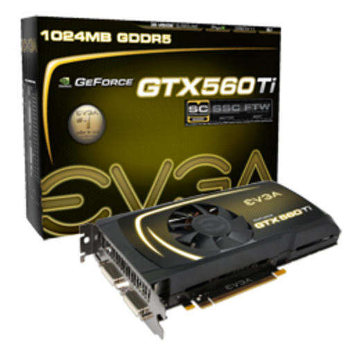 EVGA GeForce GTX 560 Ti Superclocked 1024MB DDR5 GPU CORE 900Mhz SLi Ready!!!