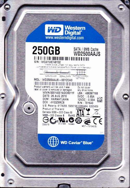 Western Digital Blue WD2500AAJS 250GB 7200 RPM