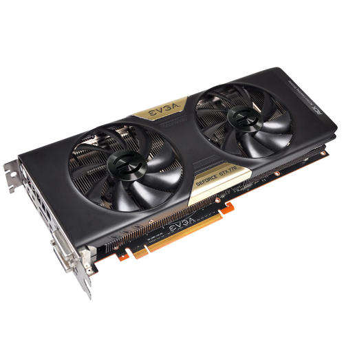 EVGA GeForce GTX 770 Superclocked w/ EVGA ACX Cooler +Back Plate