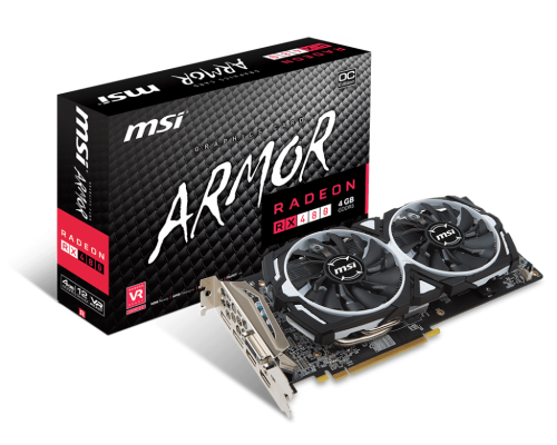 MSI Radeon RX 480 ARMOR 4G OC
