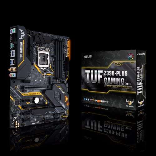 ASUS TUF Z390-PLUS GAMING (WI-FI) + Intel Core i7-9700K