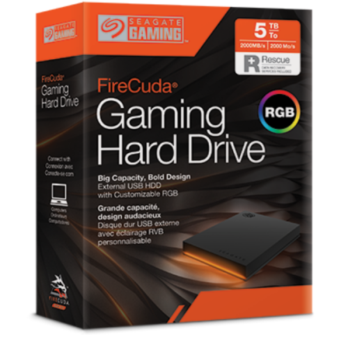 SEAGATE FireCuda Potable Gaming Hard Drive 5TB