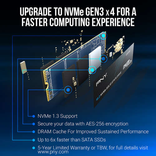 PNY 4TB CS2130 M.2 NVMe SSD