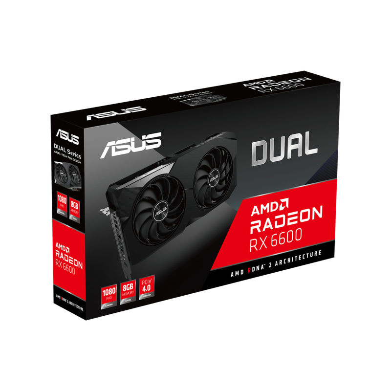 ASUS Dual Radeon RX 6600 8GB GDDR6