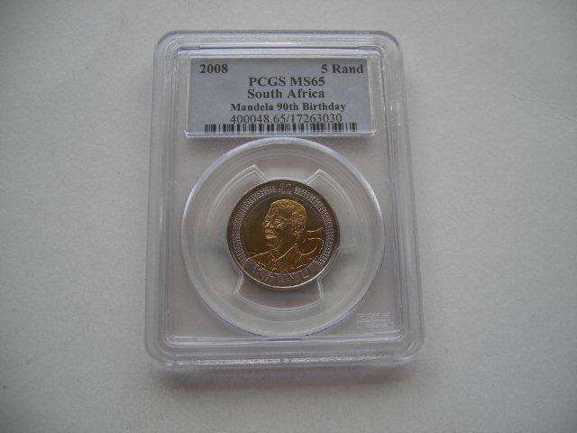 ## 2008 Mandela 90th Birthday R5 PCGS MS65 ## Starting @ R1 w/ NO RESERVE ##