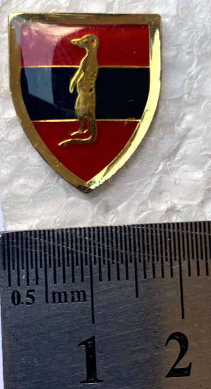 HS016 - SADF Engineer Corps unit cravat pin/blazer collar badge