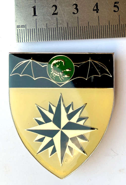 HS216 - SADF 2 Reconnaissance Regiment metal flash 2nd type - right facing